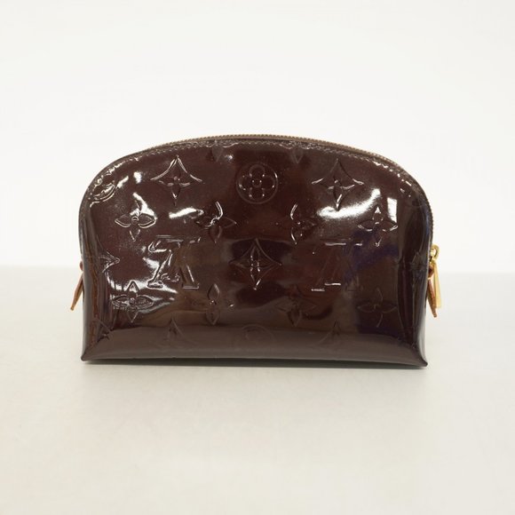 Louis Vuitton Pouch Vernis Pochette Tick M91495 Amarante Ladies - Picture 10 of 10